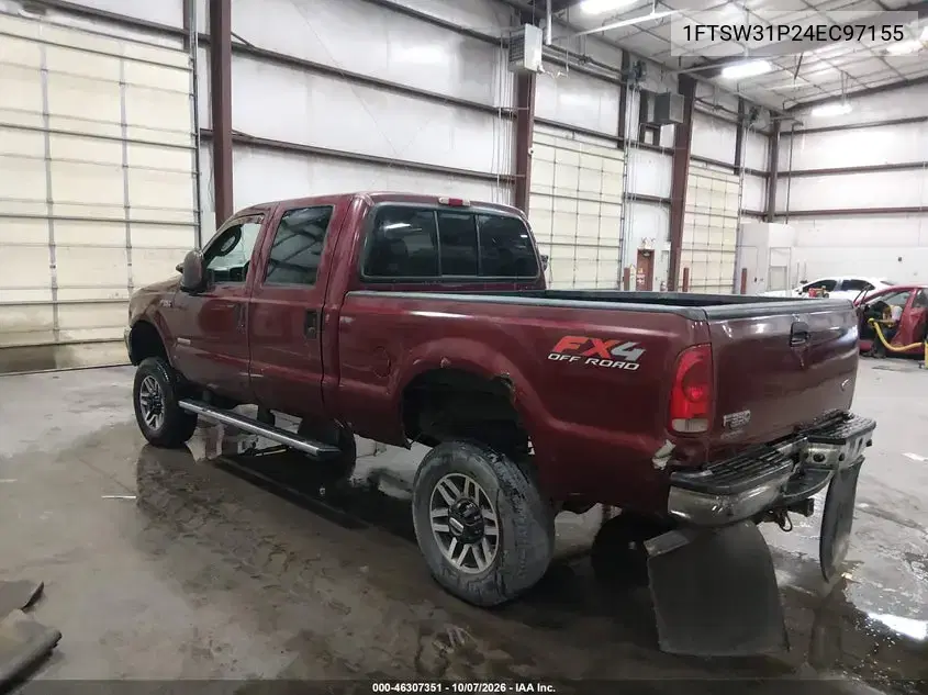 2004 Ford F-350 Lariat/Xl/Xlt VIN 1FTSW31P24EC97155 фото 3