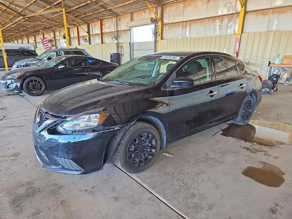 3N1AB7AP6KY212058 — 2019 Nissan Sentra, боковая часть, фото до ремонта