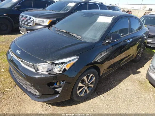 2021 KIA RIO S VIN 3KPA24ADXME417324 фото 2