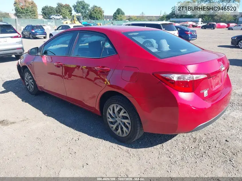 2017 Toyota Corolla Le VIN 2T1BURHE5HC946520 фото 4