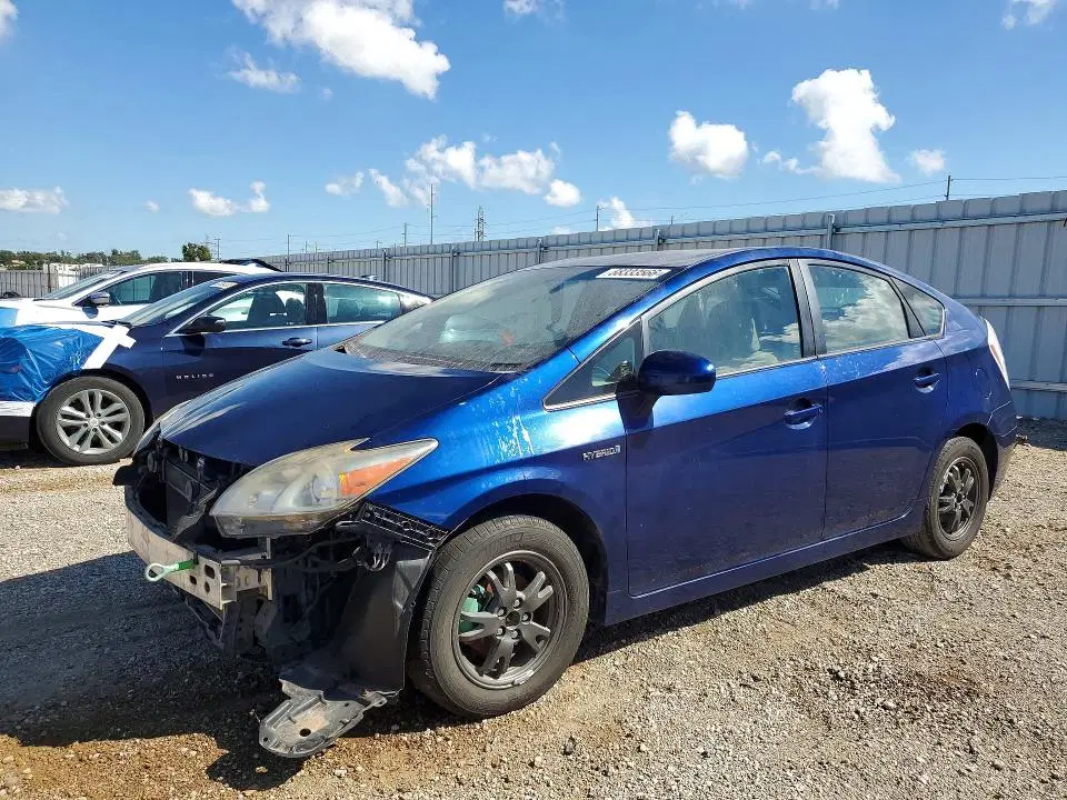 2010 TOYOTA PRIUS VIN JTDKN3DU2A5011935 фото 2