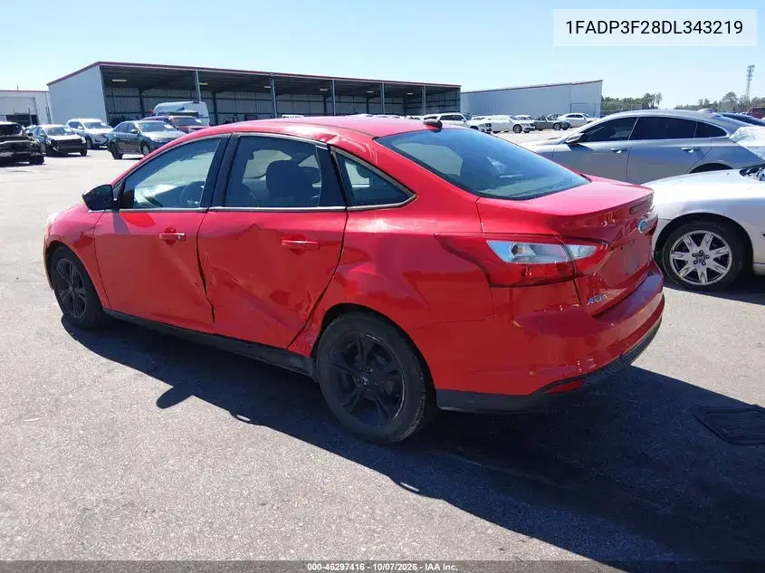 2013 Ford Focus Se VIN 1FADP3F28DL343219 фото 4