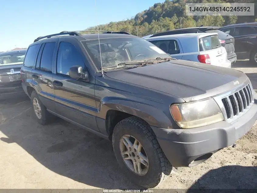 1J4GW48S14C245592 — 2004 Jeep Grand Cherokee, естественный износ, фото до ремонта