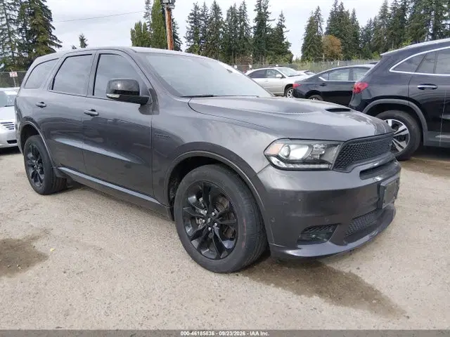 1C4SDJCT4LC330140 — 2020 Dodge Durango R/T AWD, Передняя часть слева (Left Front), фото до ремонта