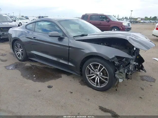 1FA6P8TH6F5388035 — 2015 Ford Mustang Ecoboost, Передняя часть, фото до ремонта
