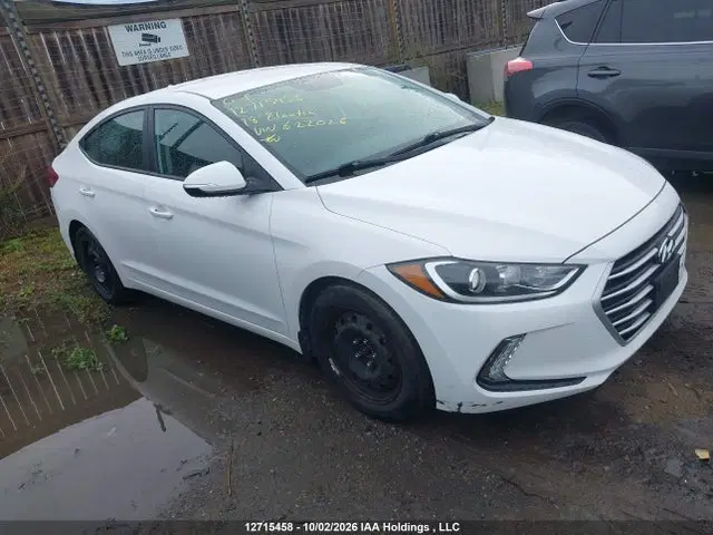 KMHD84LF4JU622026 — 2018 Hyundai Elantra Sel/value/limited, град, фото до ремонта