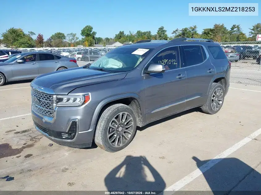 2021 GMC Acadia Awd Denali VIN 1GKKNXLS2MZ218253 фото 3