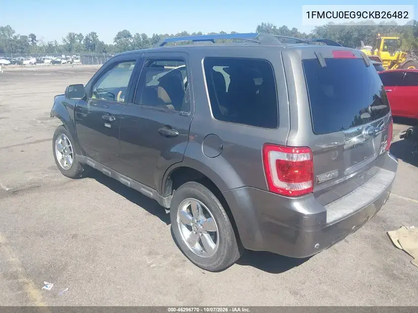 2012 Ford Escape Limited VIN 1FMCU0EG9CKB26482 фото 4