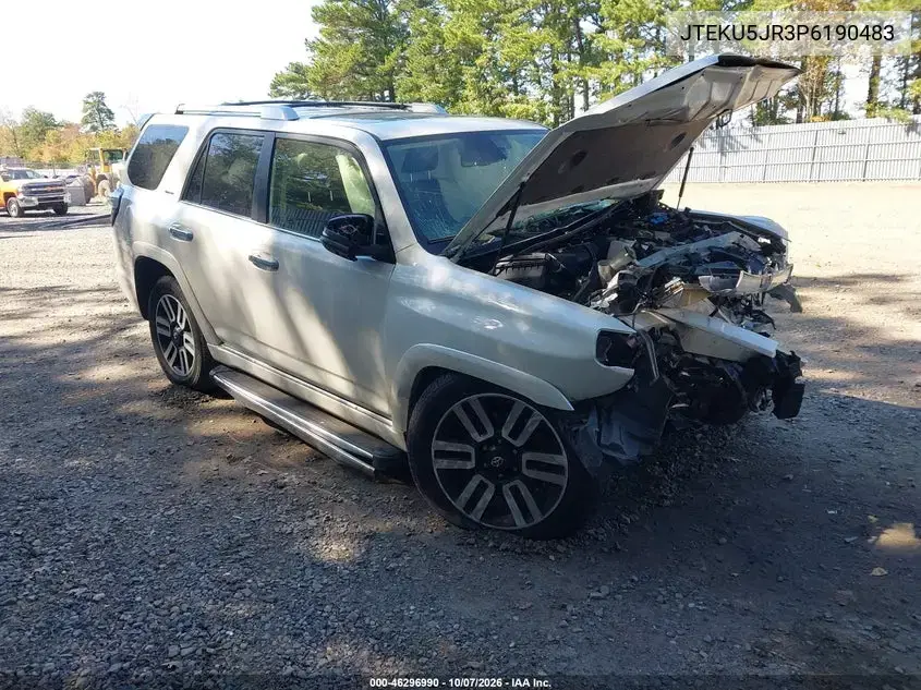 JTEKU5JR3P6190483 — 2023 Toyota 4RUNNER, повреждения со всех сторон, фото до ремонта