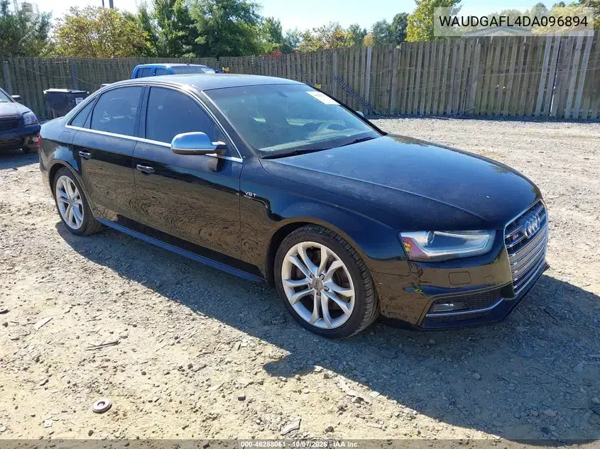 WAUDGAFL4DA096894 — 2013 Audi S4, Естественный износ, фото до ремонта