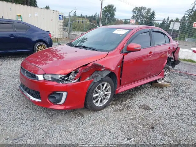 2016 Mitsubishi LANCER ES VIN JA32U2FU7GU001912 фото 2