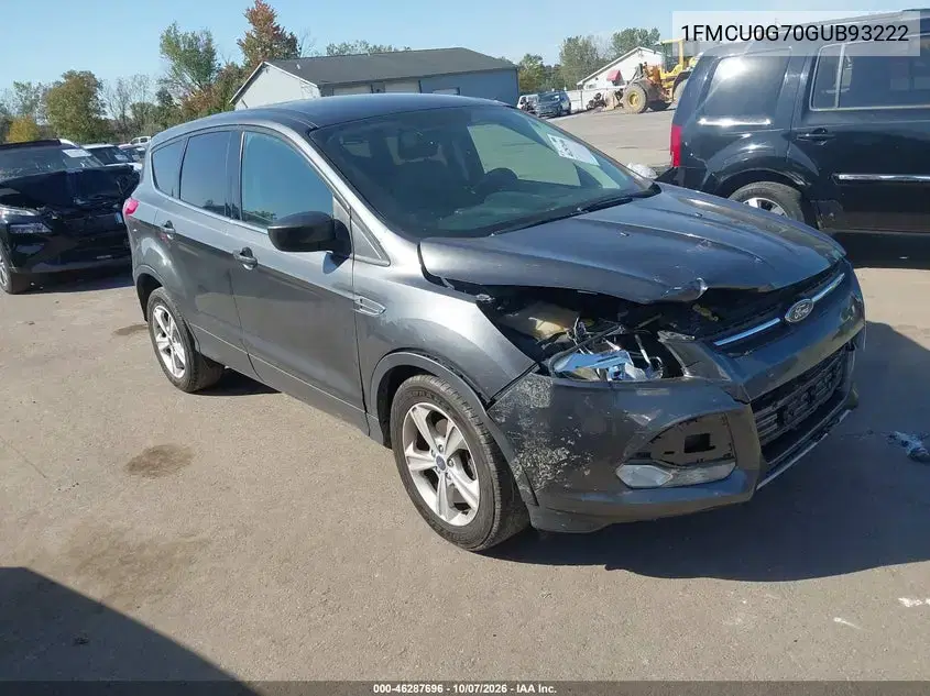 1FMCU0G70GUB93222 — 2016 Ford Escape, передняя часть, фото до ремонта