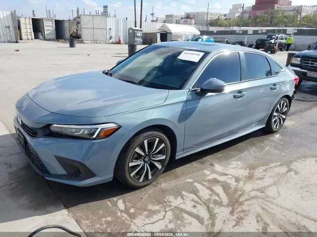 2023 Honda Civic Ex/ex W/o Bsi VIN 2HGFE1F72PH320076 фото 2