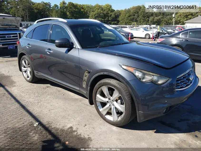 JNRBS18W29M200661 — 2009 Infiniti FX, Естественный износ, фото до ремонта