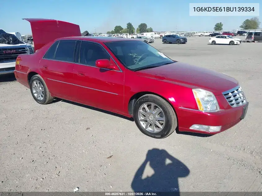 1G6KD5E61BU139334 — 2011 Cadillac DTS, задняя часть, фото до ремонта