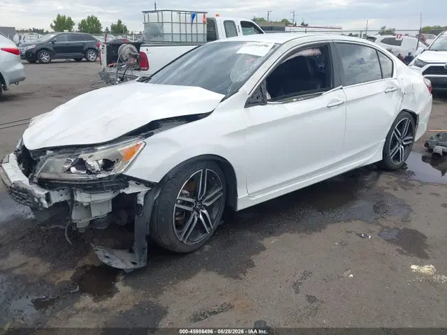 2017 Honda Accord Sport VIN 1HGCR2F50HA305829 фото 2