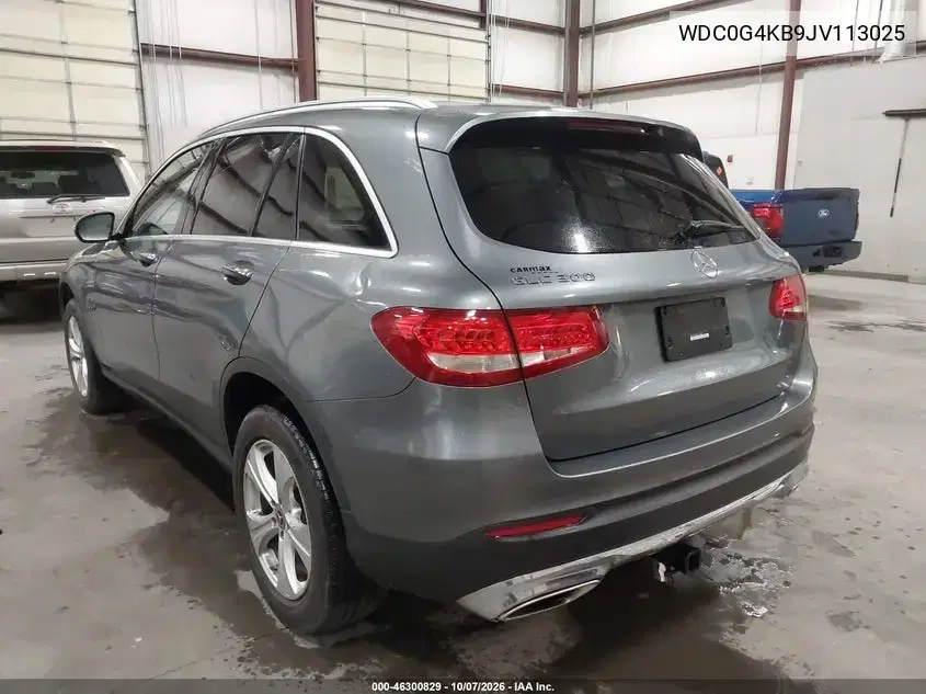 2018 Mercedes-Benz Glc 300 4Matic VIN WDC0G4KB9JV113025 фото 4