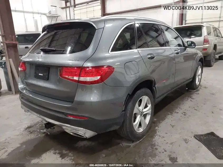 2018 Mercedes-Benz Glc 300 4Matic VIN WDC0G4KB9JV113025 фото 5