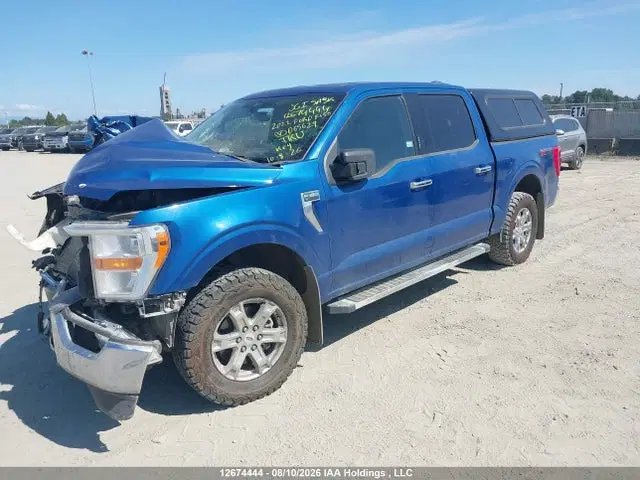 2022 Ford F150 Supercrew VIN 1FTEW1EP2NKD65629 фото 2