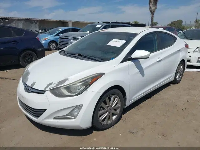 2015 Hyundai ELANTRA SE VIN 5NPDH4AEXFH640126 фото 2