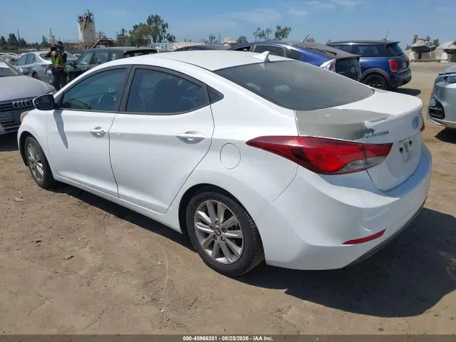 2015 Hyundai ELANTRA SE VIN 5NPDH4AEXFH640126 фото 3