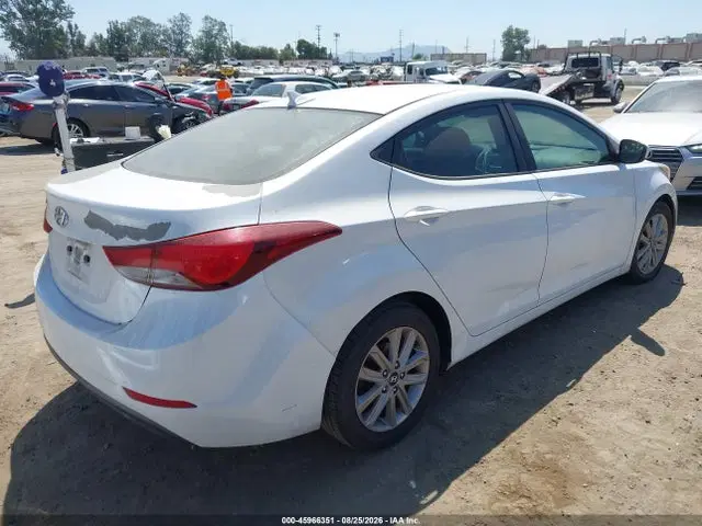 2015 Hyundai ELANTRA SE VIN 5NPDH4AEXFH640126 фото 4