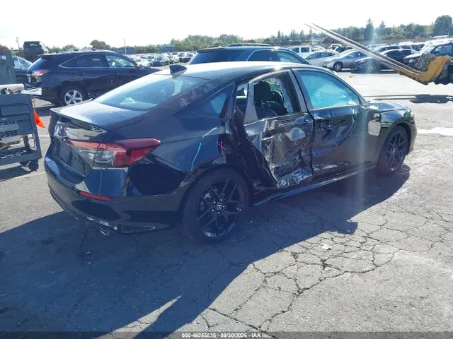 2026 Honda Civic Sport VIN 2HGFE2F58TH594283 фото 4