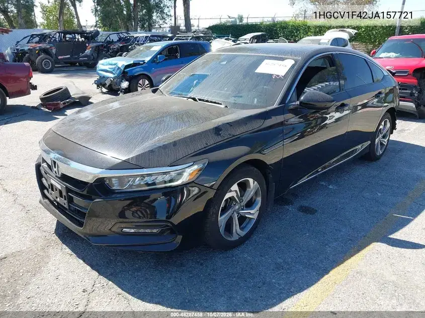 2018 Honda Accord Ex VIN 1HGCV1F42JA157721 фото 3