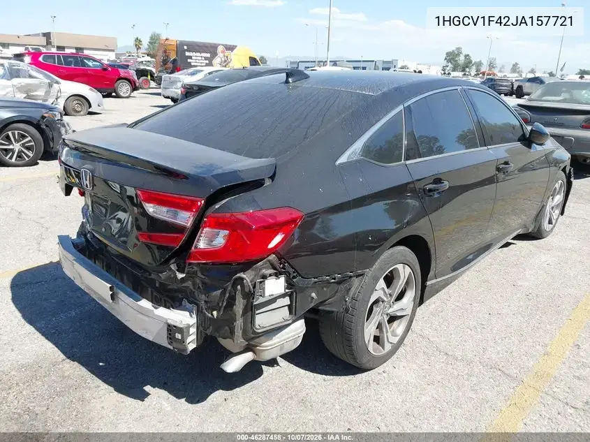 2018 Honda Accord Ex VIN 1HGCV1F42JA157721 фото 5