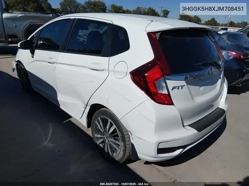 2018 Honda Fit Ex VIN 3HGGK5H8XJM708451 фото 4
