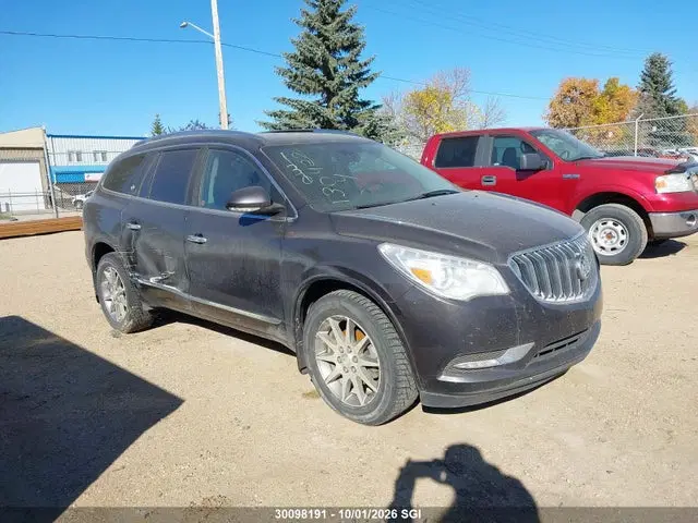 5GAKVBKD9HJ130422 — 2017 Buick Enclave, Передняя часть слева (Left Front), фото до ремонта