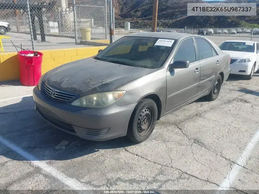 2005 Toyota Camry Le VIN 4T1BE32K65U987337 фото 2