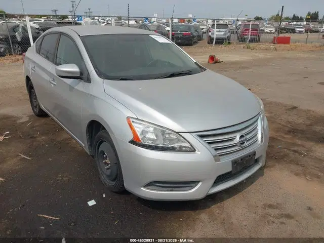 3N1AB7AP7EY323030 — 2014 Nissan Sentra S, естественный износ, фото до ремонта