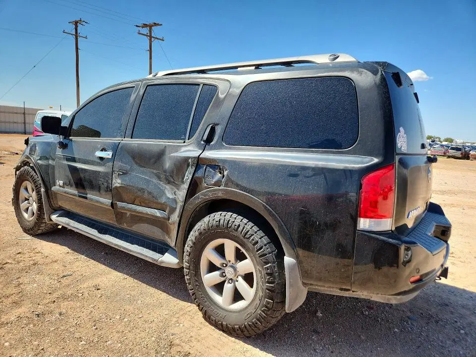 2008 NISSAN ARMADA VIN 5N1BA08D88N633398 фото 2