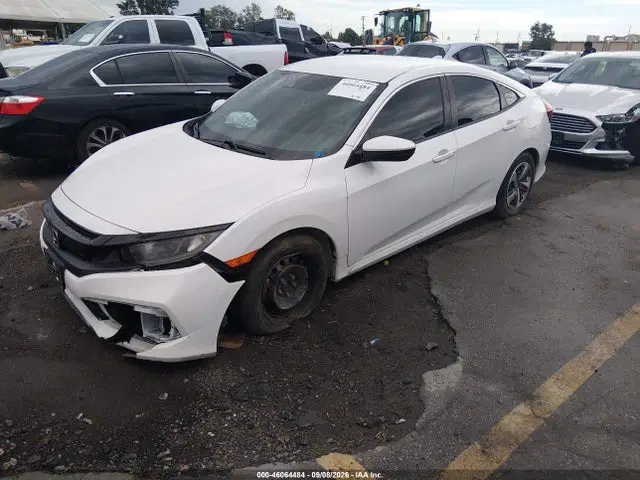 2021 Honda Civic Lx VIN 2HGFC2F62MH536492 фото 2