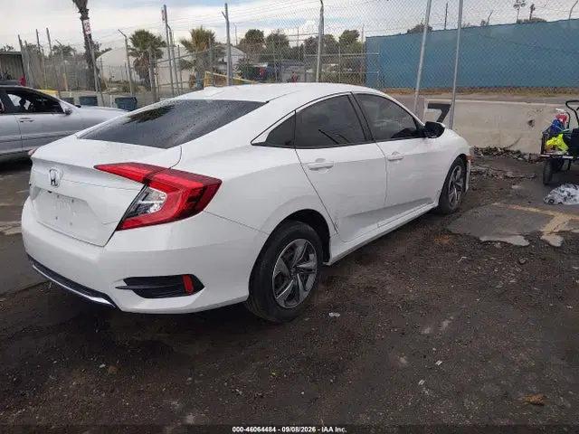 2021 Honda Civic Lx VIN 2HGFC2F62MH536492 фото 4