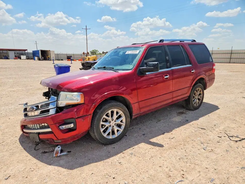 1FMJU1KT2HEA44663 — 2017 Ford Expedition, Передняя часть, фото до ремонта