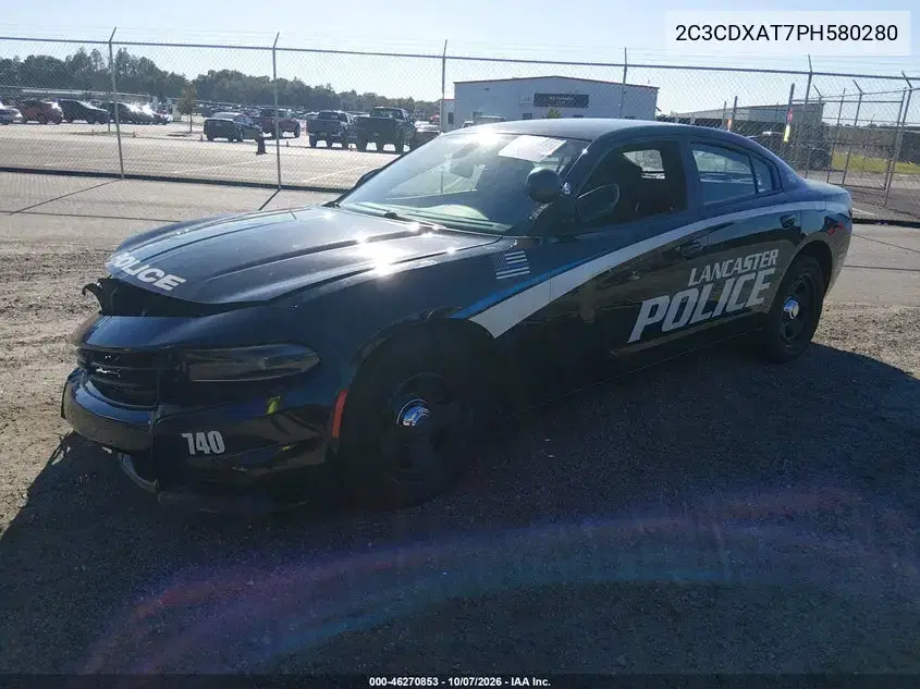 2023 Dodge Charger Police Rwd VIN 2C3CDXAT7PH580280 фото 3