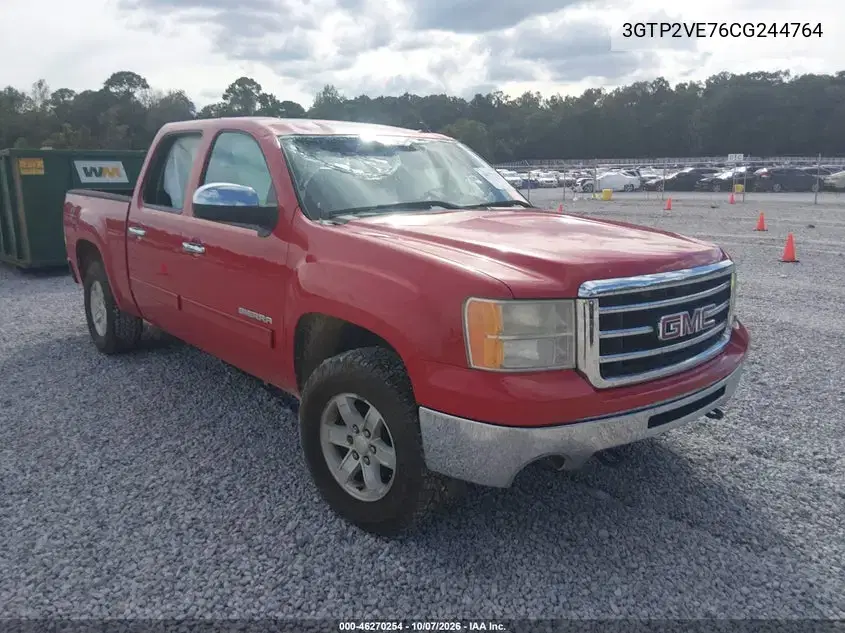 2012 GMC Sierra 1500 Sle VIN 3GTP2VE76CG244764 фото 2