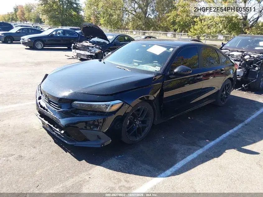2023 Honda Civic Sport VIN 2HGFE2F54PH505511 фото 3
