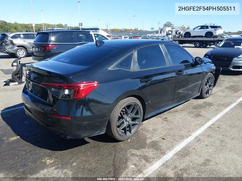 2023 Honda Civic Sport VIN 2HGFE2F54PH505511 фото 5