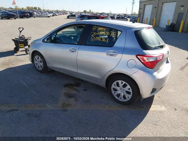 2018 Toyota YARIS LE VIN VNKKTUD31JA092363 фото 3