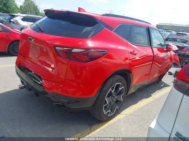 2022 Chevrolet BLAZER RS VIN 3GNKBKRS8NS199504 фото 4