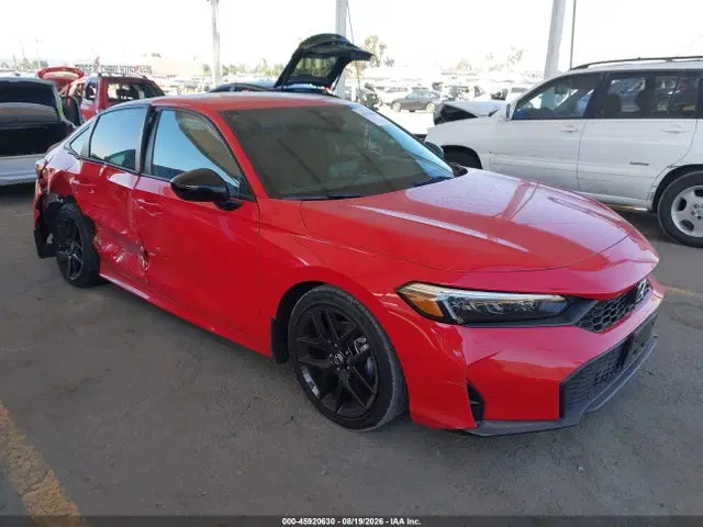 2HGFE2F54SH511429 — 2025 Honda Civic Sport, Right Side, фото до ремонта
