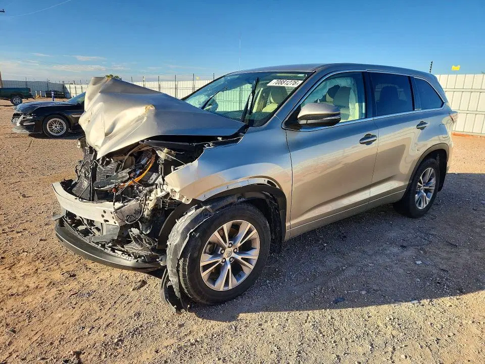 2015 TOYOTA HIGHLANDER VIN 5TDBKRFH3FS109076 фото 2