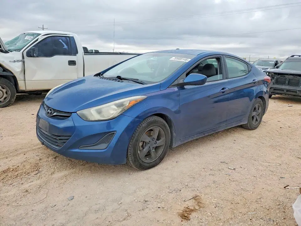 2014 HYUNDAI ELANTRA VIN KMHDH4AE2EU062782 фото 2