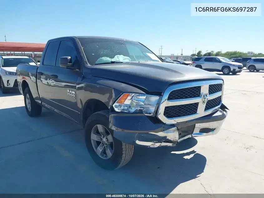 2019 Ram 1500 Classic Tradesman 4X2 6'4 Box VIN 1C6RR6FG6KS697287 фото 2