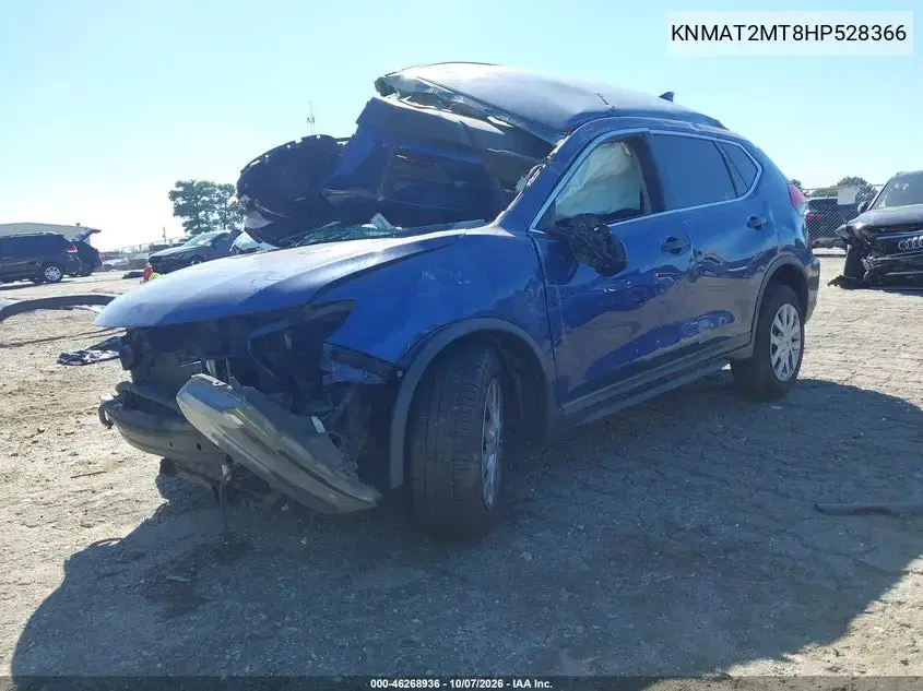 2017 Nissan Rogue S VIN KNMAT2MT8HP528366 фото 2