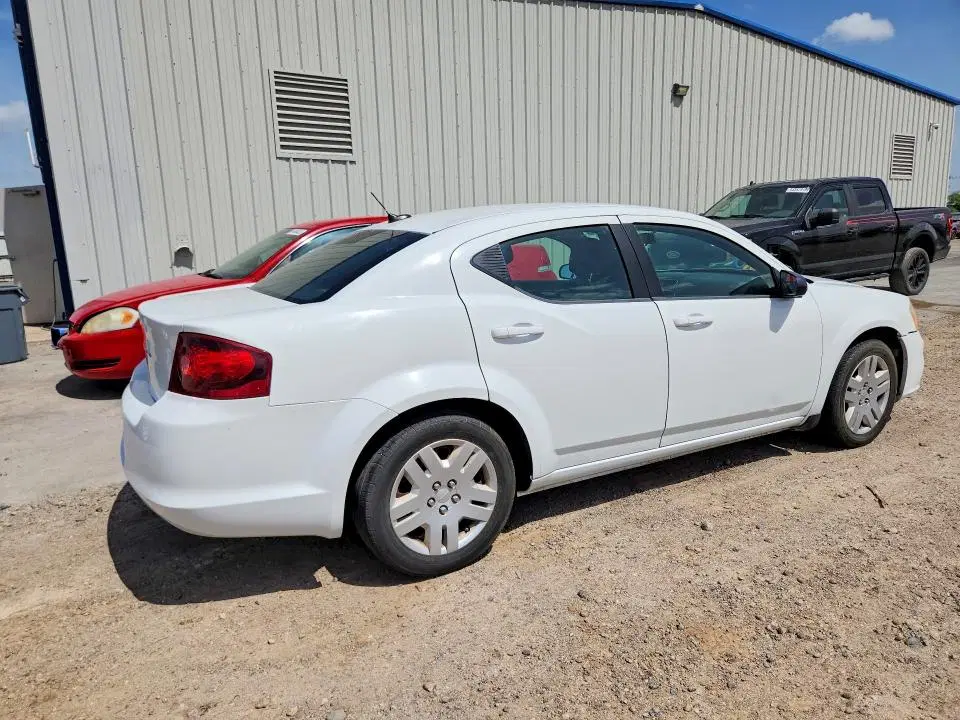 2013 DODGE AVENGER VIN 1C3CDZAG2DN760378 фото 3