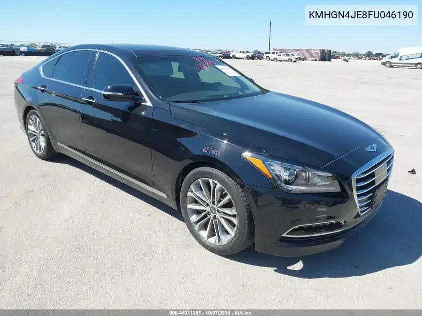 KMHGN4JE8FU046190 — 2015 Hyundai Genesis, Неизвестные повреждения, фото до ремонта